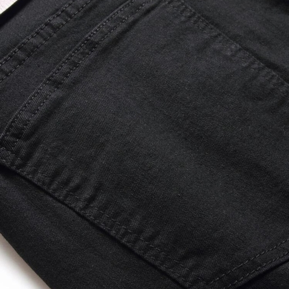 Guys Ripped Zip Fly Jeans - Picture 7 of 10